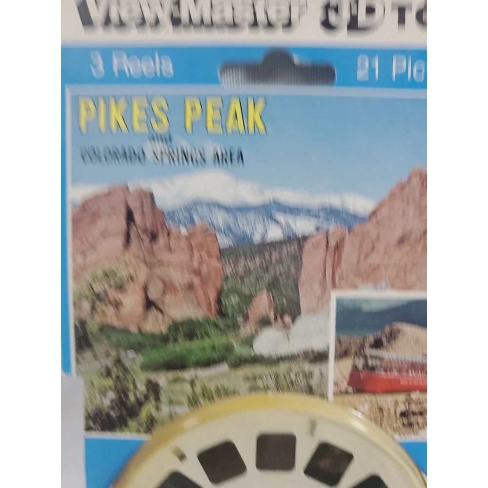 Vintage • View Master 3-D Tour-Pikes Peak & Colorado - NOS - 3 Reels/21 Pictures
